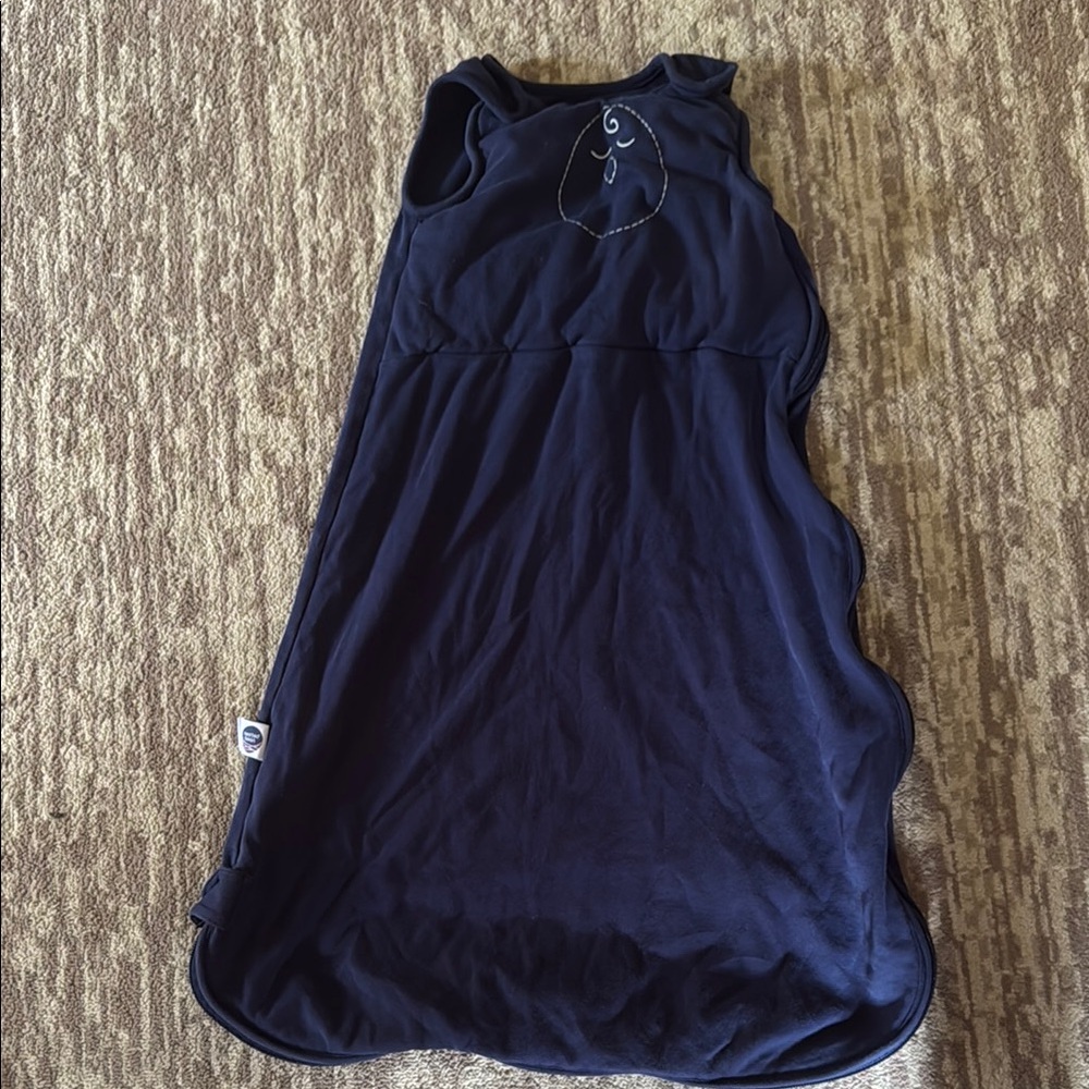 Navy Blue Baby Sleep Sack nested bean L